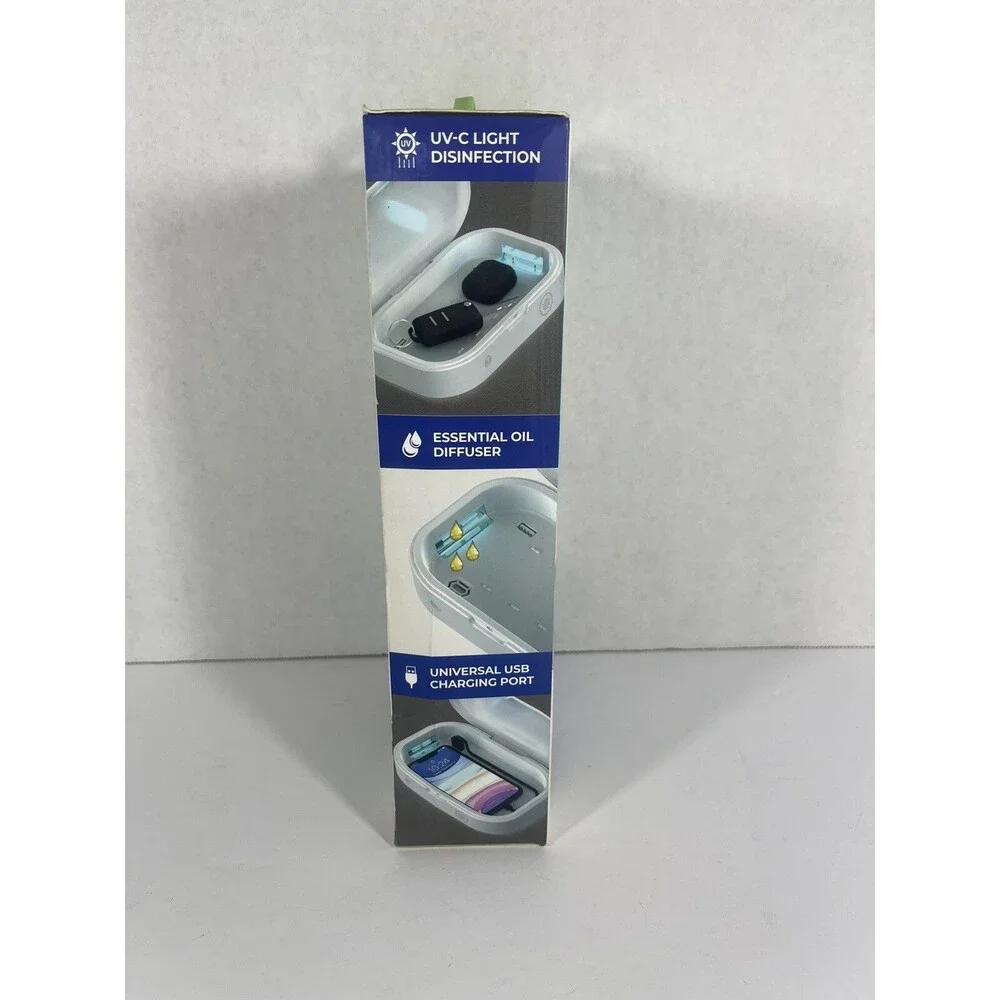 SANITIZE PHONE & ACCESSORY UV-C SANITIZER & CHARGER NIB